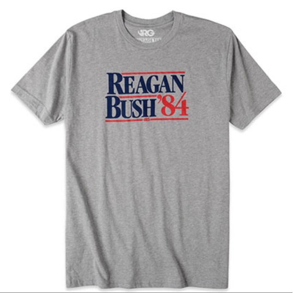 Rowdy Gentleman Reagan Bush ‘84 T-shirt medium